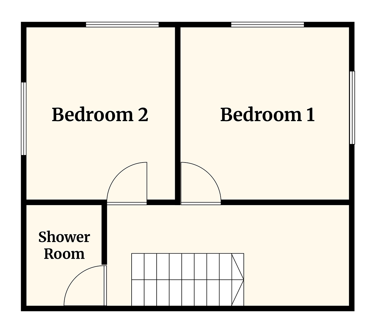 First floor plan of No.1 The Martins