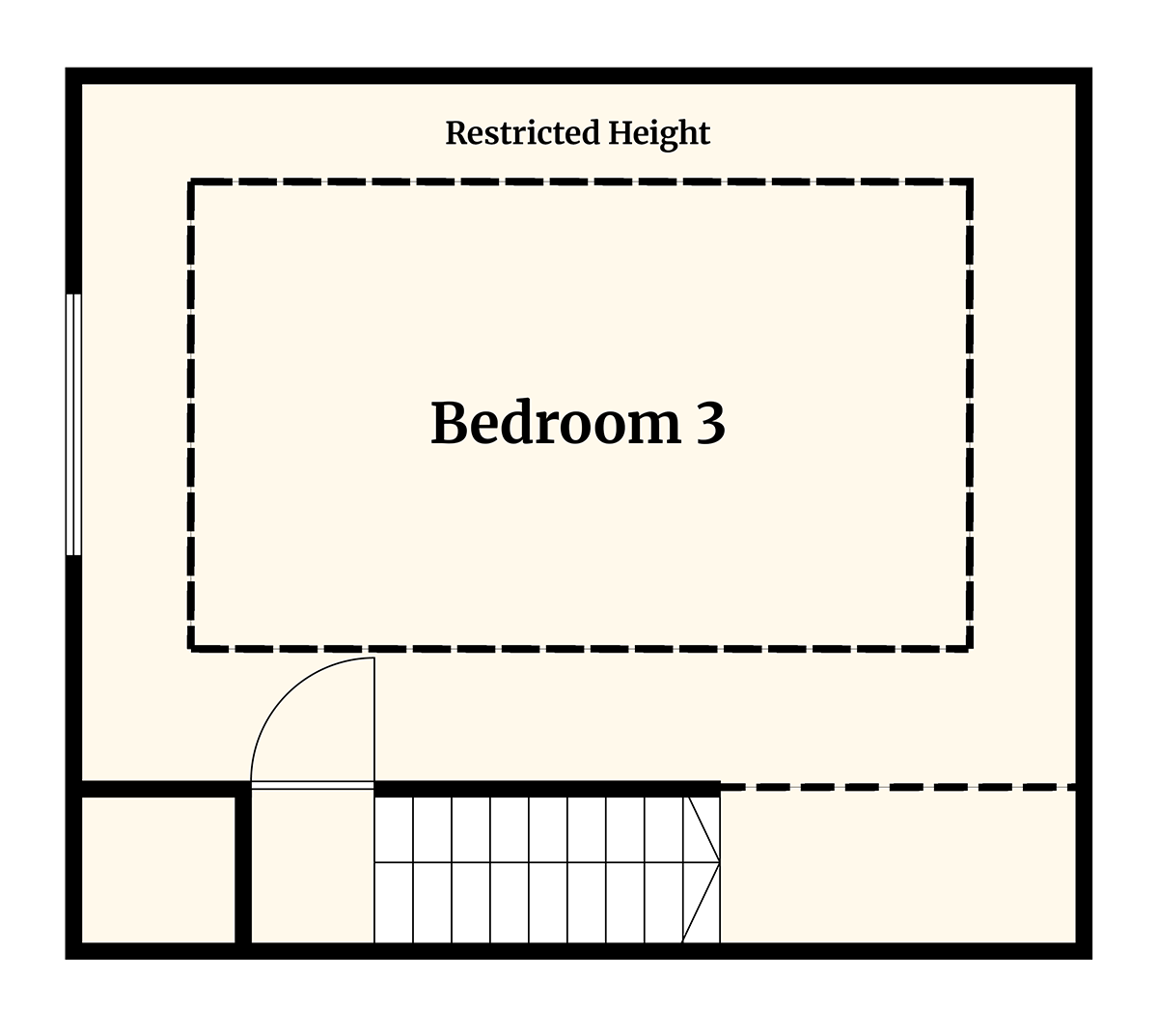 Second floor plan of No.1 The Martins
